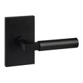 Sure-Loc Hardware Sure-Loc Hardware Levanto Dummy Rosette, Flat Black, Smooth Grip in Flat Black LV100 FBL GRIP-SM FBL